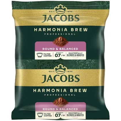 Jacobs Harmonia Brew kawa filtrowana 72 x 70 g, mielona, porcjowana